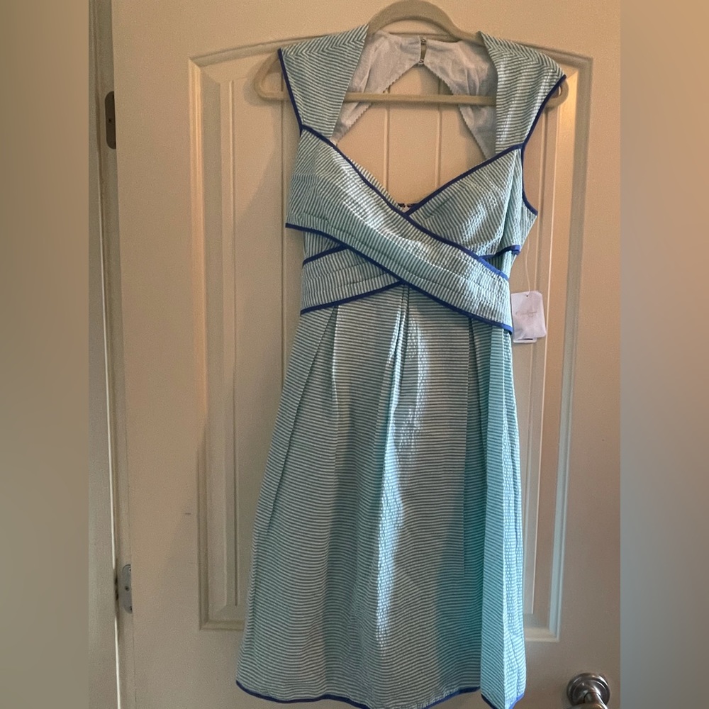 Jessica Simpson Stripe Tie Dress